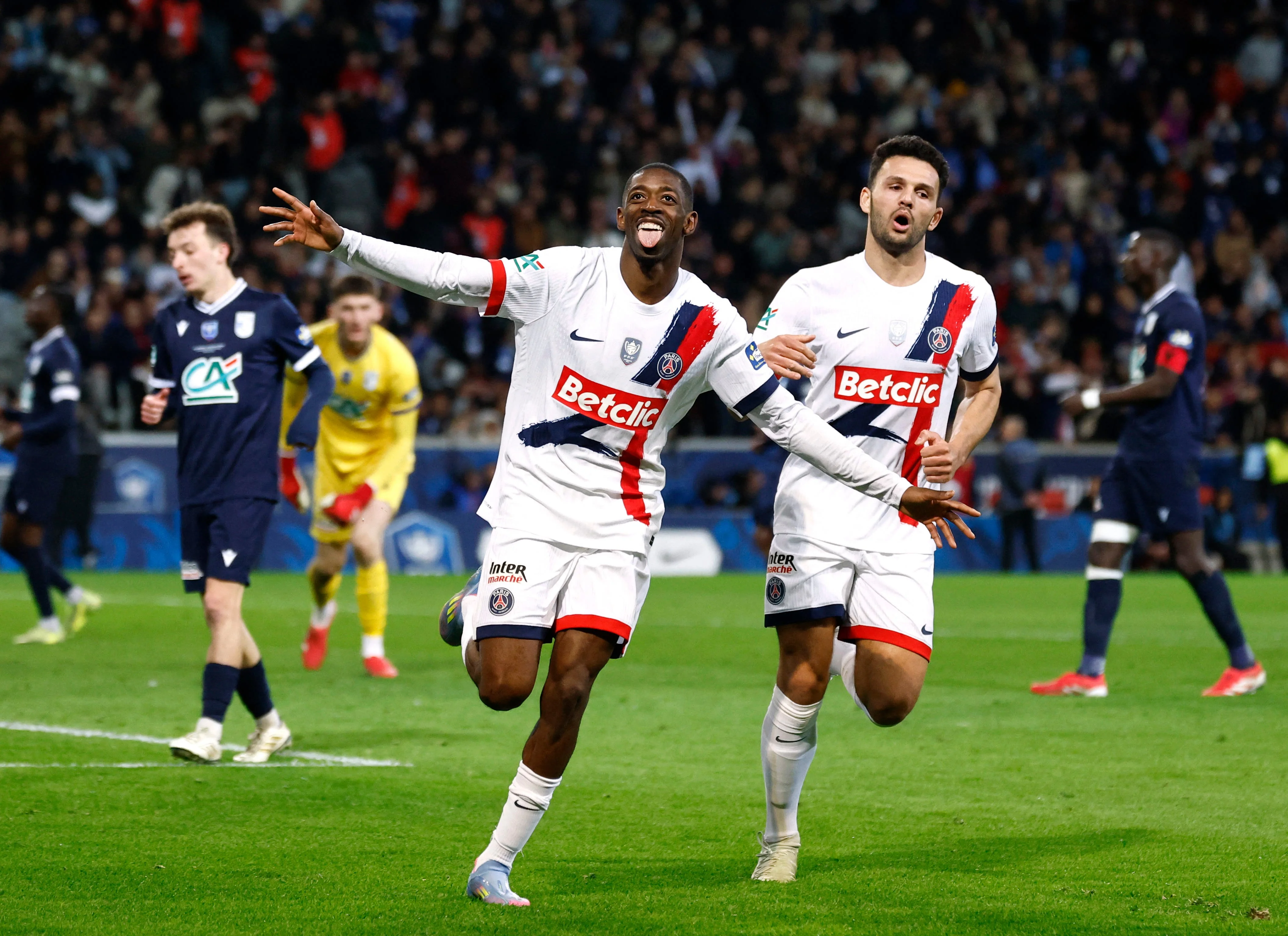 法甲联赛精彩比赛画面-满冠体育